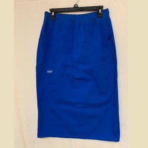 Royal blue scrub skirt NWOT